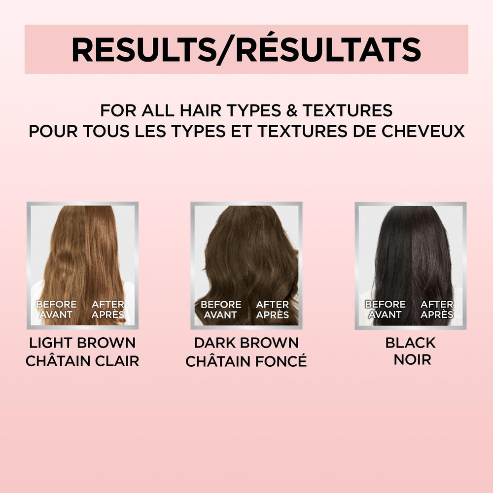 L'Oreal Paris Le Color One Step Toning Hair Gloss Rich Brunette application ready in shower.