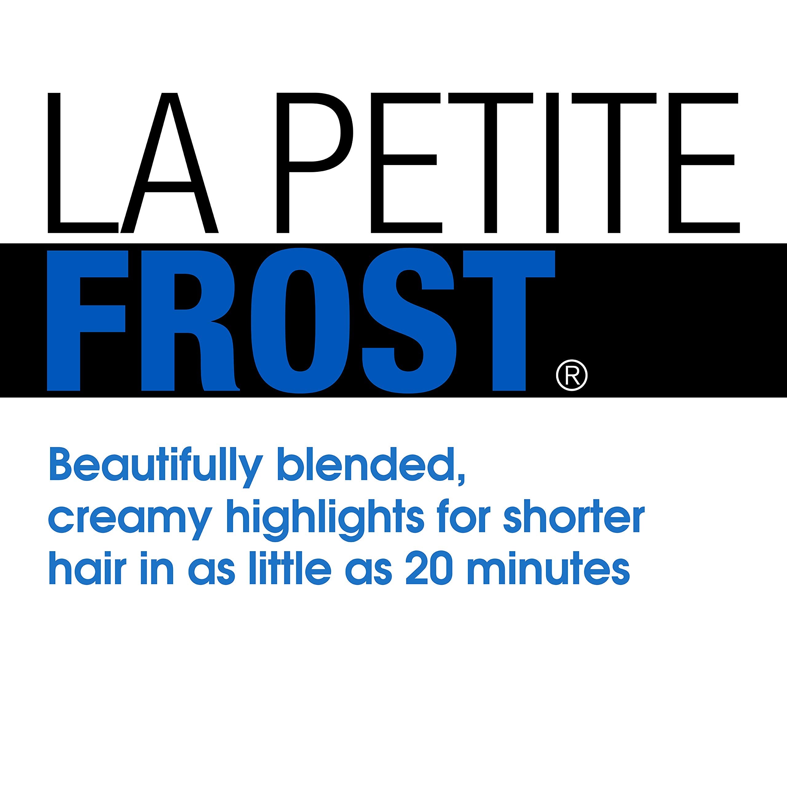 Cap highlights with Le Petite Frost yield even, controlled color placement
