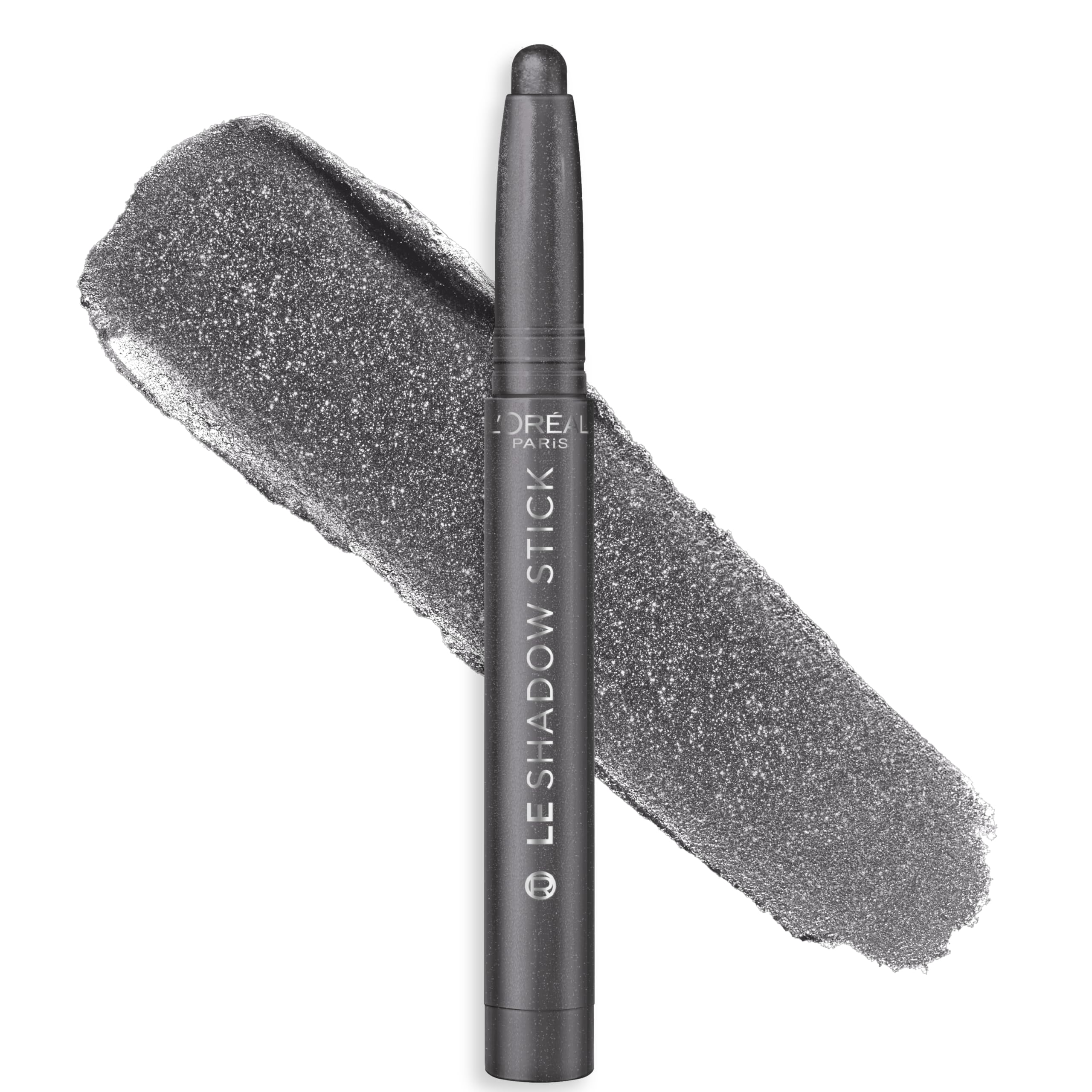 L'Oreal Paris Le Shadow Stick Moonlit Metal pack shot with bold smoky color