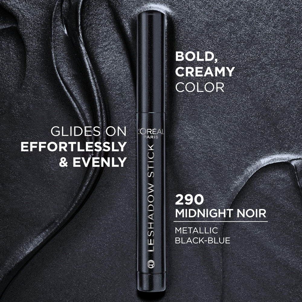 L'Oreal Paris Le Shadow Stick Smokeys blends easily for crease-resistant matte payoff.
