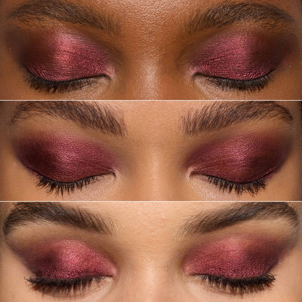Swatch of Starry Bordeaux shade showing rich color payoff
