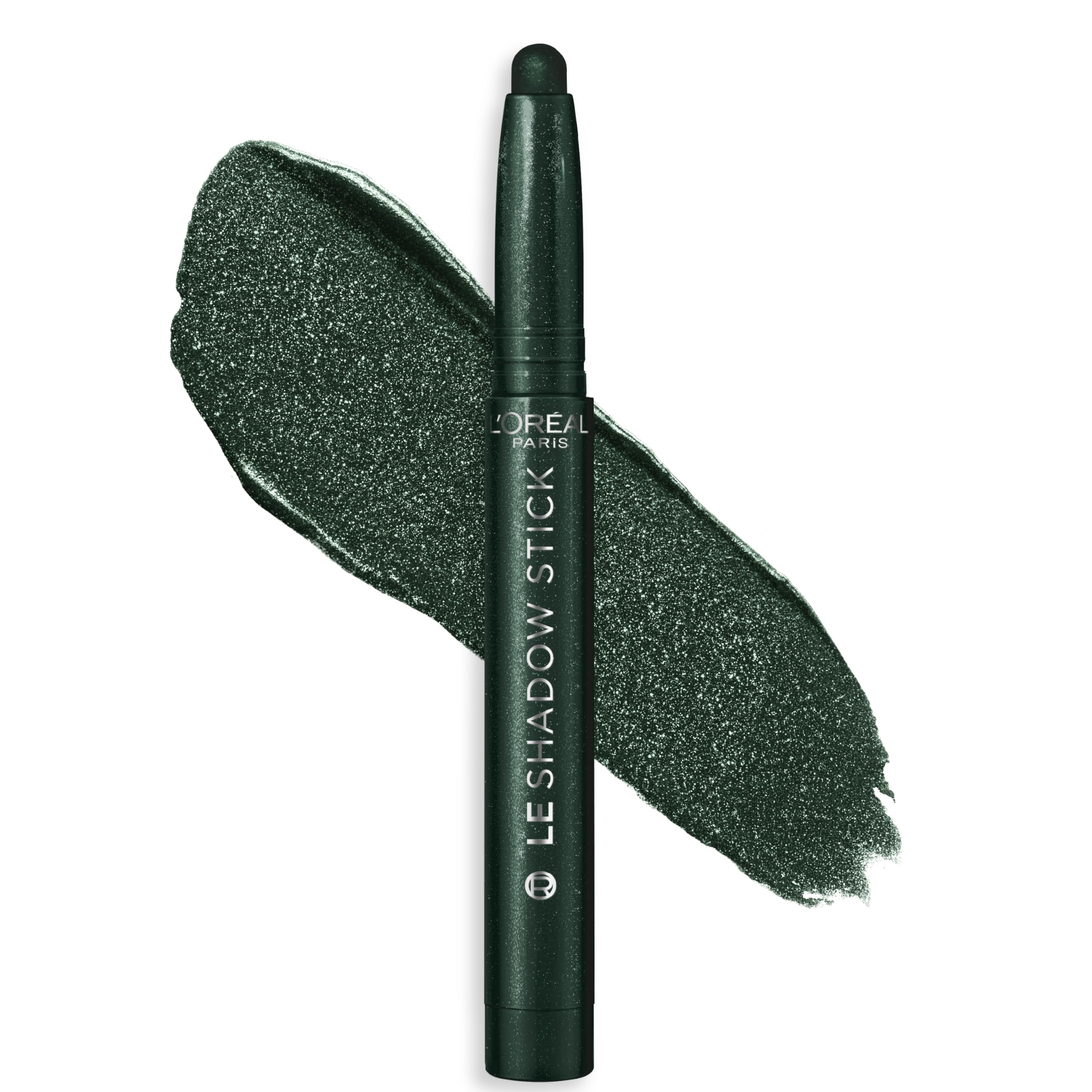 L'Oreal Paris Le Shadow Stick Twilight Emerald swirl delivers rich smoky color.