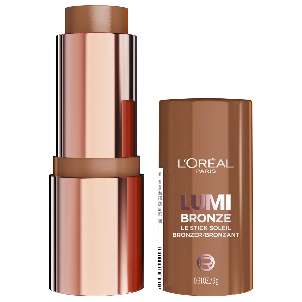 L'Oreal Paris Lumi Bronze Le Stick Soleil, aplicación cremosa que se funde y deja bronceado suave