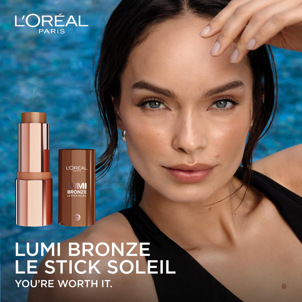 L'Oreal Paris Lumi Bronze Le Stick Soleil, textura crema-polvo con acabado satinado para uso diario