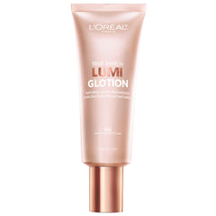L'Oreal Paris Lumi Glotion en bote iluminador para rostro y cuerpo, brillo natural.