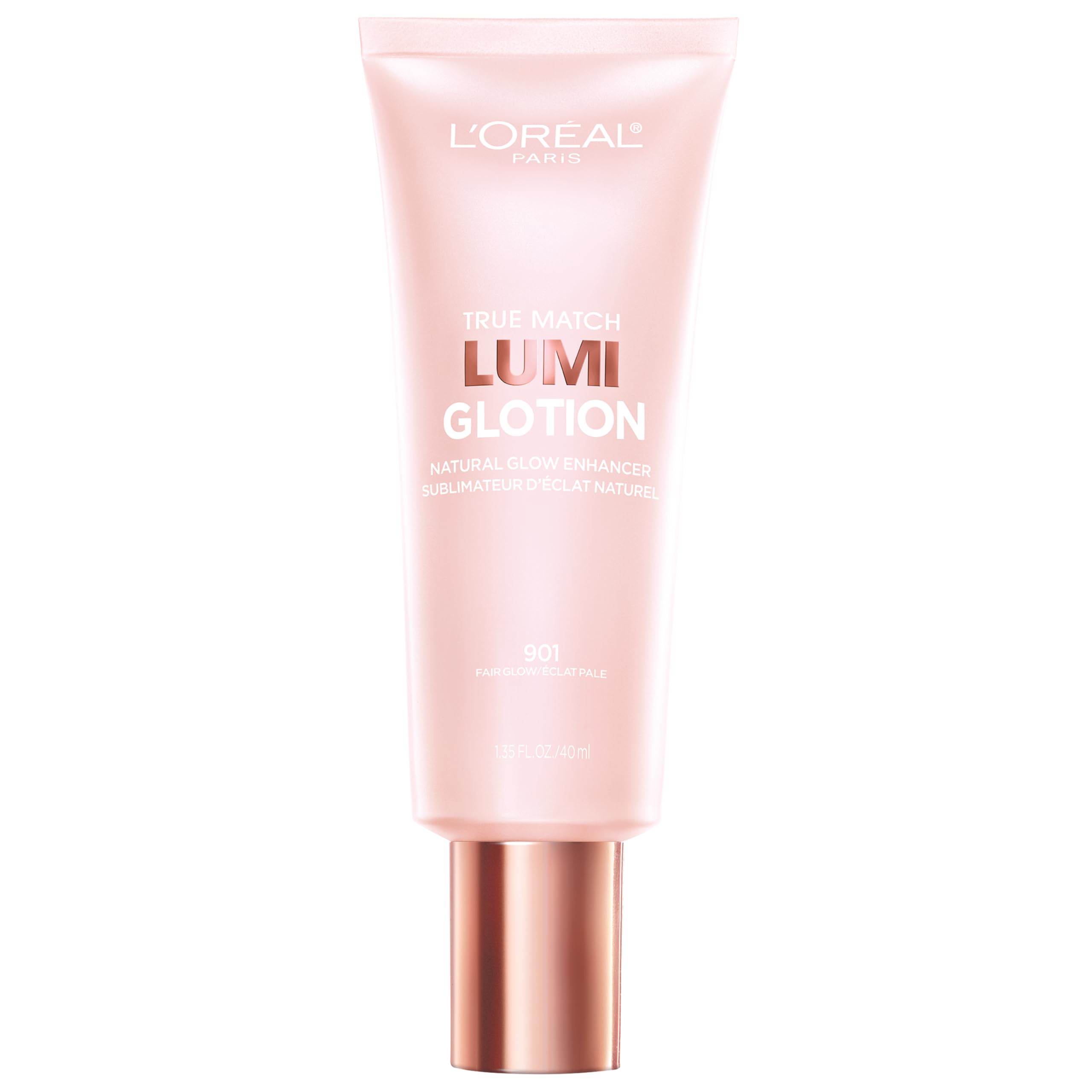 L’Oréal Paris Lumi Glotion en primer plano hidrata y aporta brillo natural