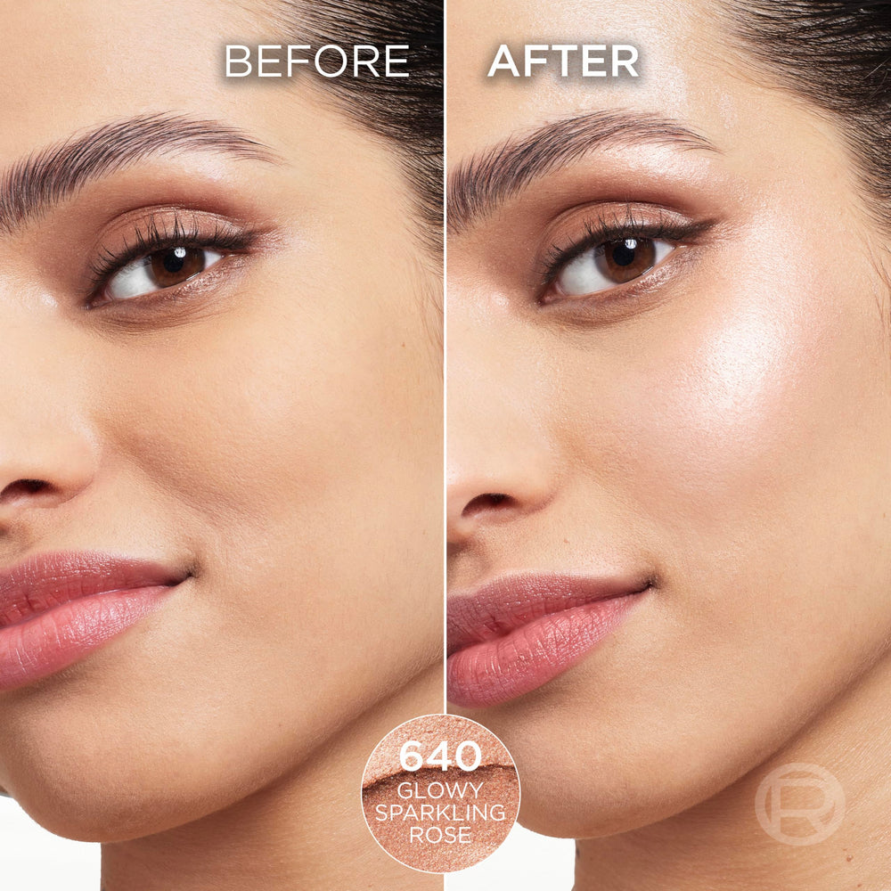 L'Oreal Paris Lumi Le Glow Stick realza pómulos y arco de la ceja para luz suave.
