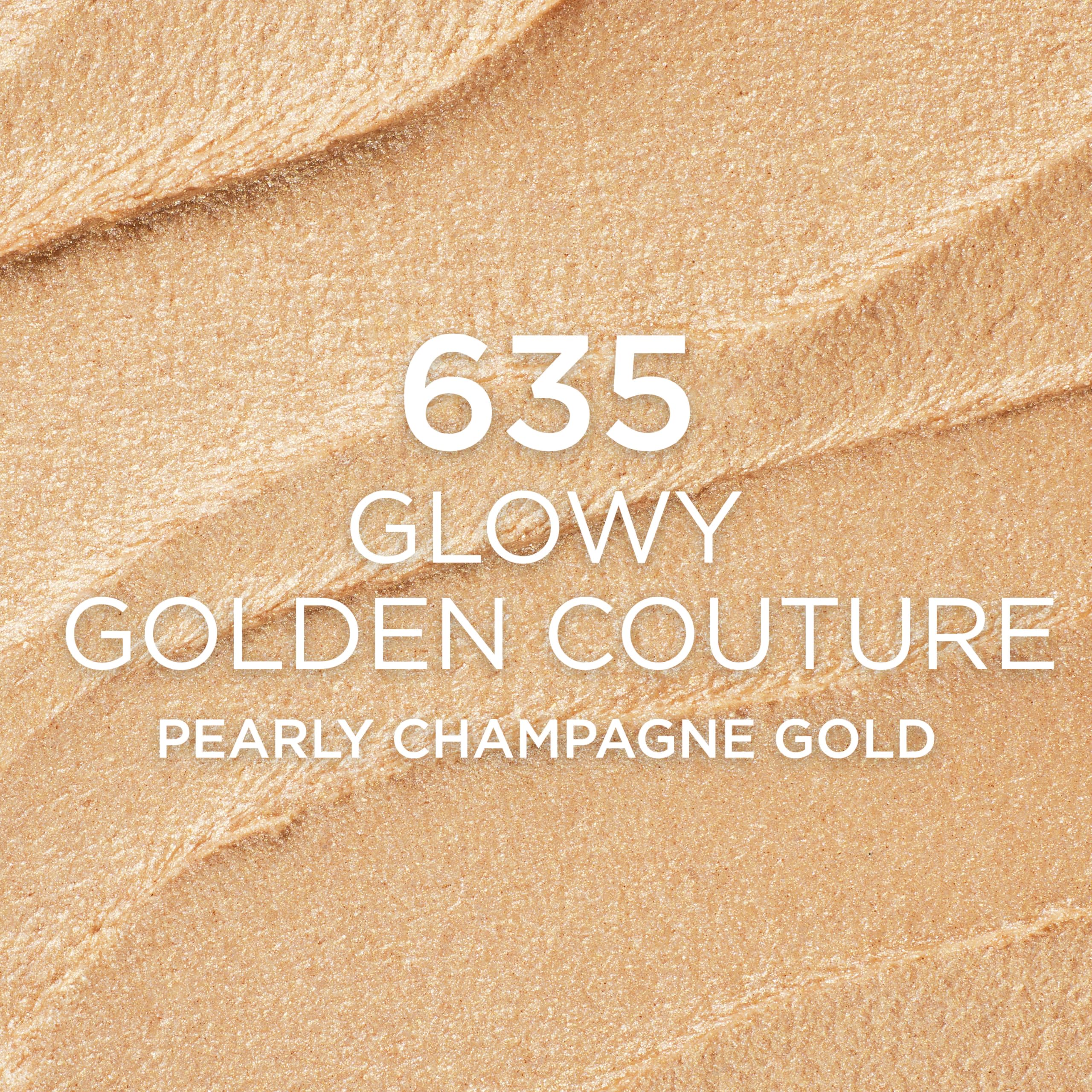 L'Oreal Paris Lumi Le Glow Stick on cheekbone highlights a buildable glow.