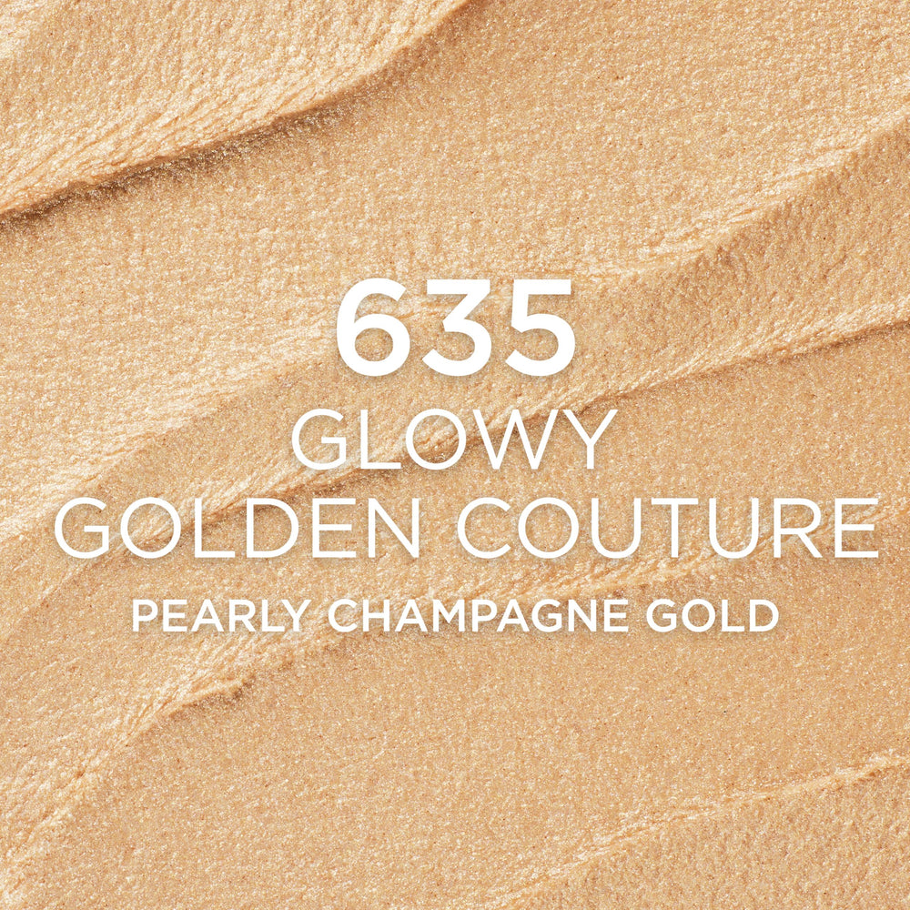 L'Oreal Paris Lumi Le Glow Stick on cheekbone highlights a buildable glow.
