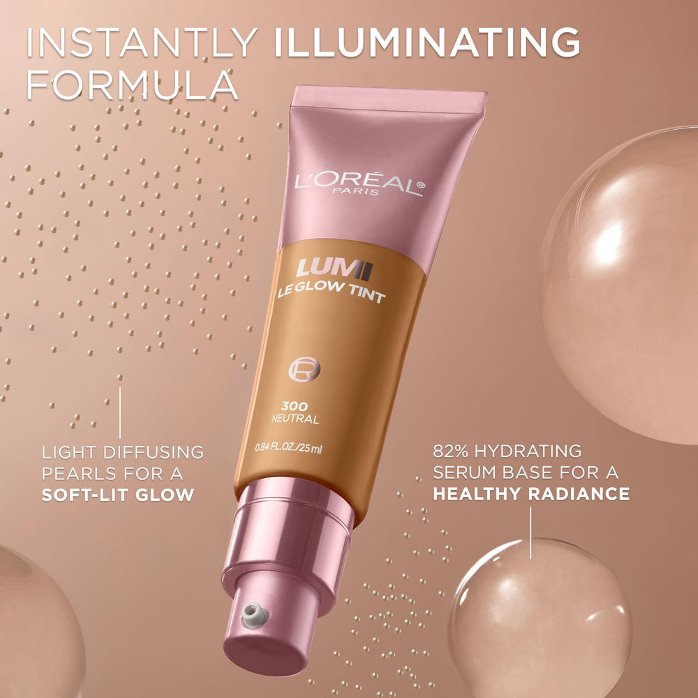 L'Oreal Lumi Le Glow Tint se mezcla y construye para un acabado deseado.