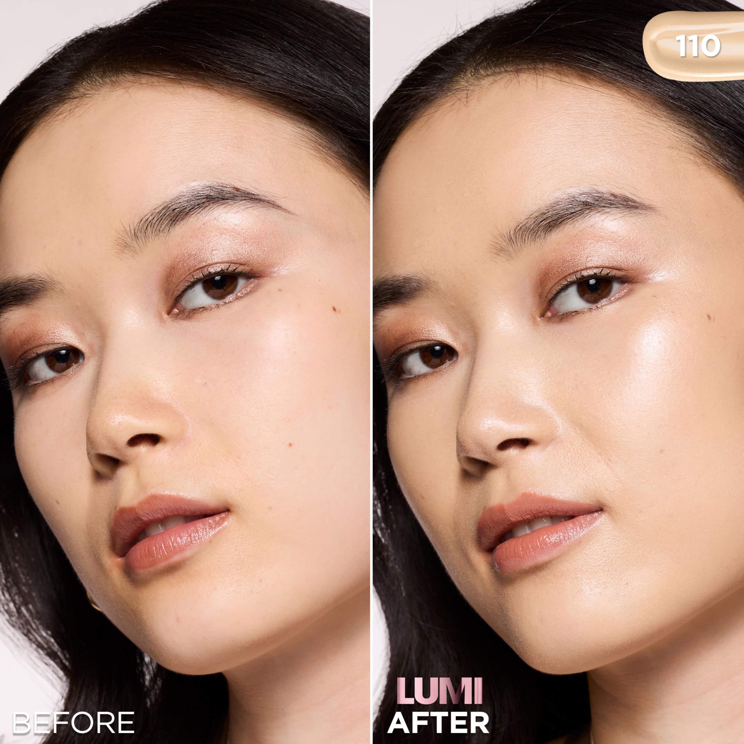 L'Oreal Paris Lumi Le Glow Tint, aplicación ligera, difumina imperfecciones con efecto segunda piel.