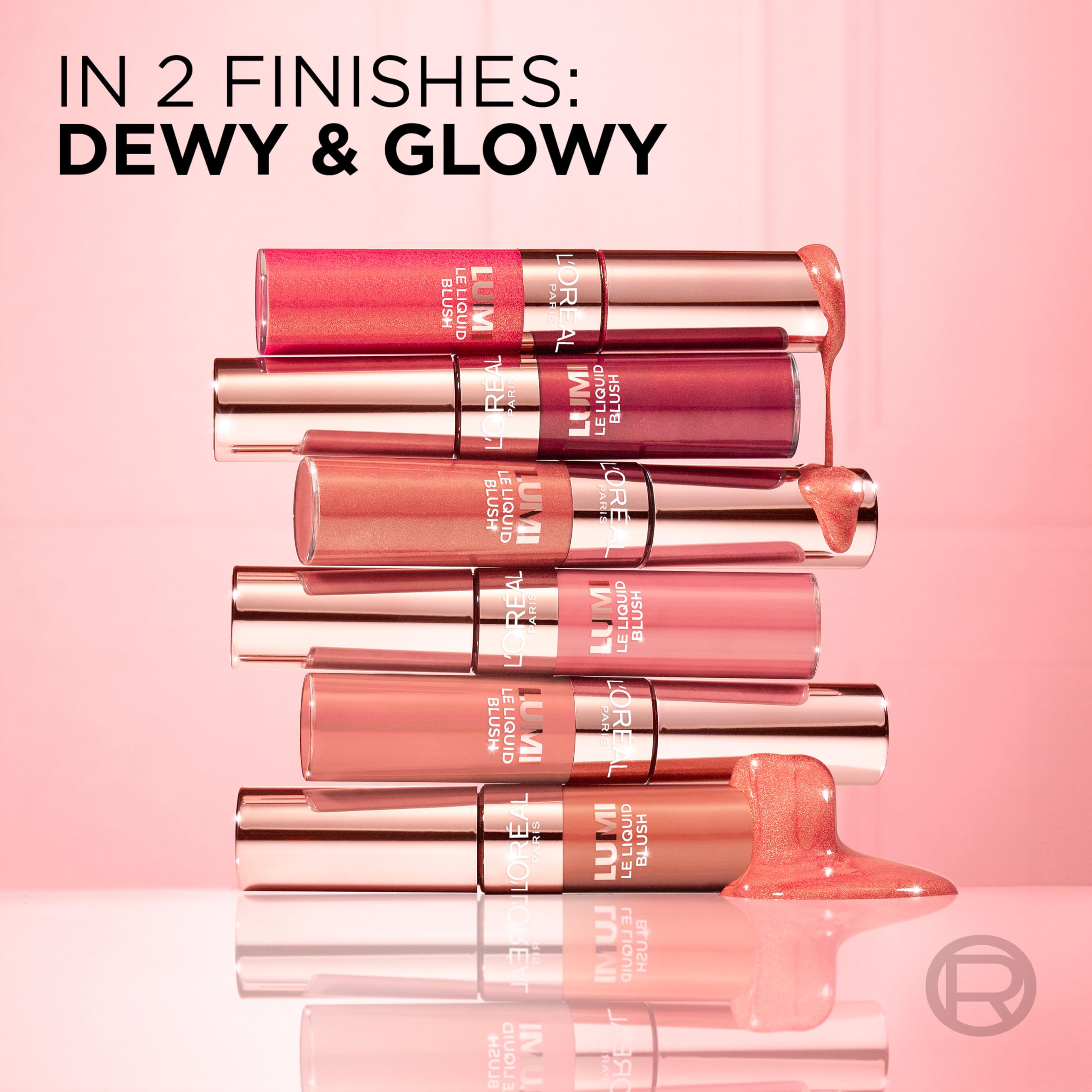 L'Oreal Paris Lumi Le Liquid Blush frambuesa versátil: color universal para distintos tonos.
