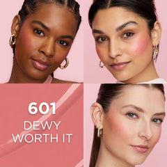 L'Oreal Paris Lumi Le Liquid Blush rosa claro: acabado ligero y luminoso para piel sensible.