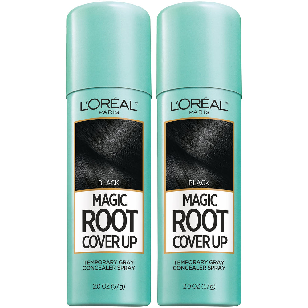 L'Oreal Paris Magic Root Cover Up root-coverage spray conceals gray roots quickly.
