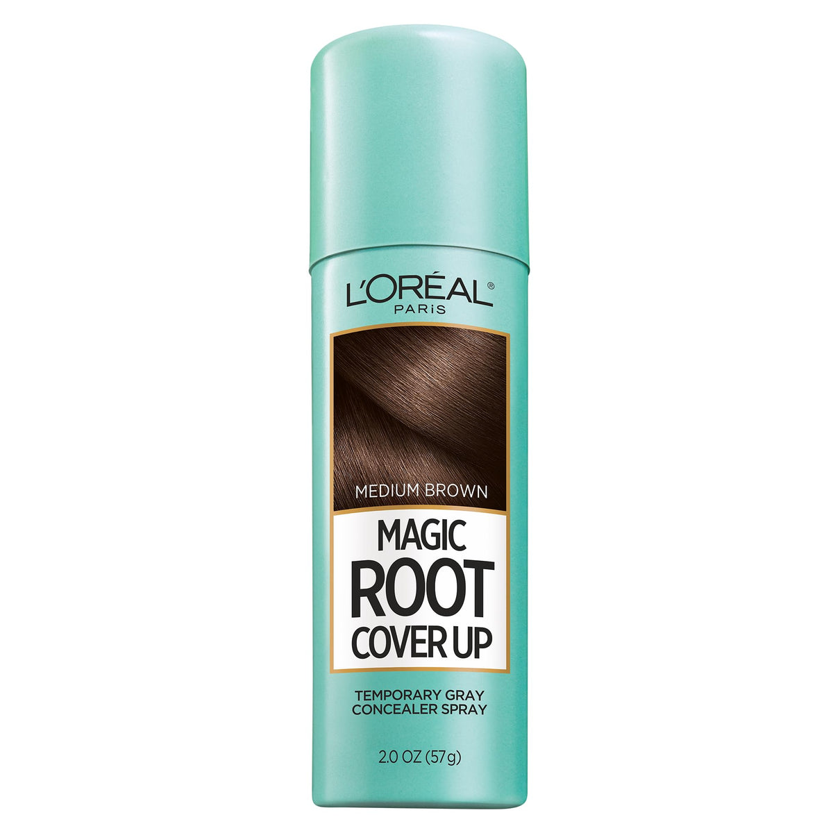 L'Oreal Paris Magic Root Cover Up spray conceals gray roots quickly between colorings.