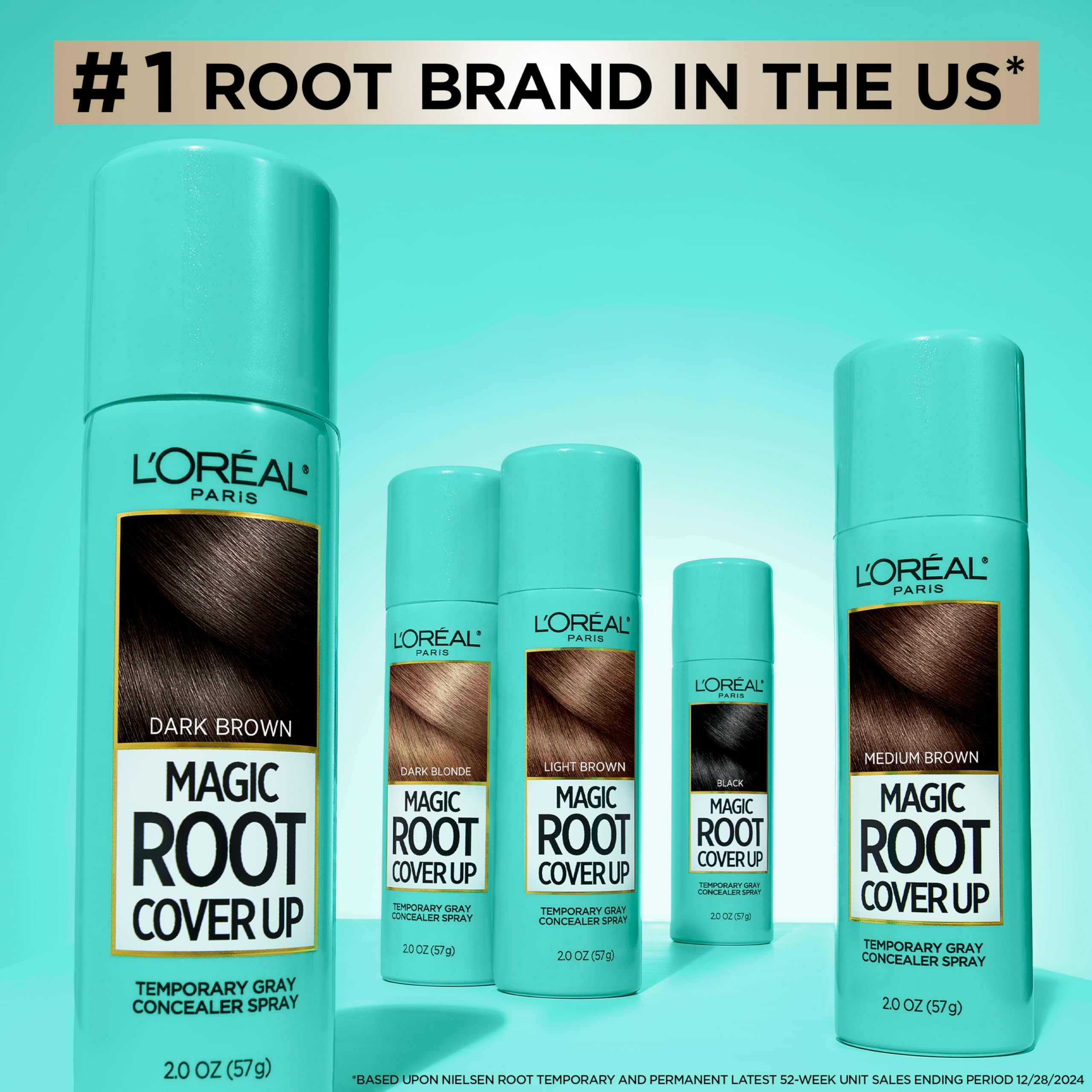 L'Oreal Paris Magic Root Cover Up synthetic-hair friendly solution for quick touchups.