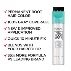 L’Oréal Paris Magic Root gray-coverage across roots for a seamless look