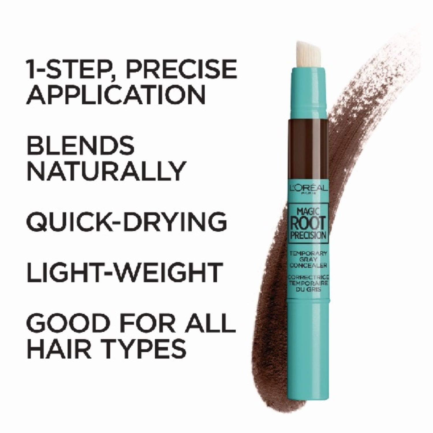 L'Oreal Paris Magic Root Precision Brush touches up temple gray areas