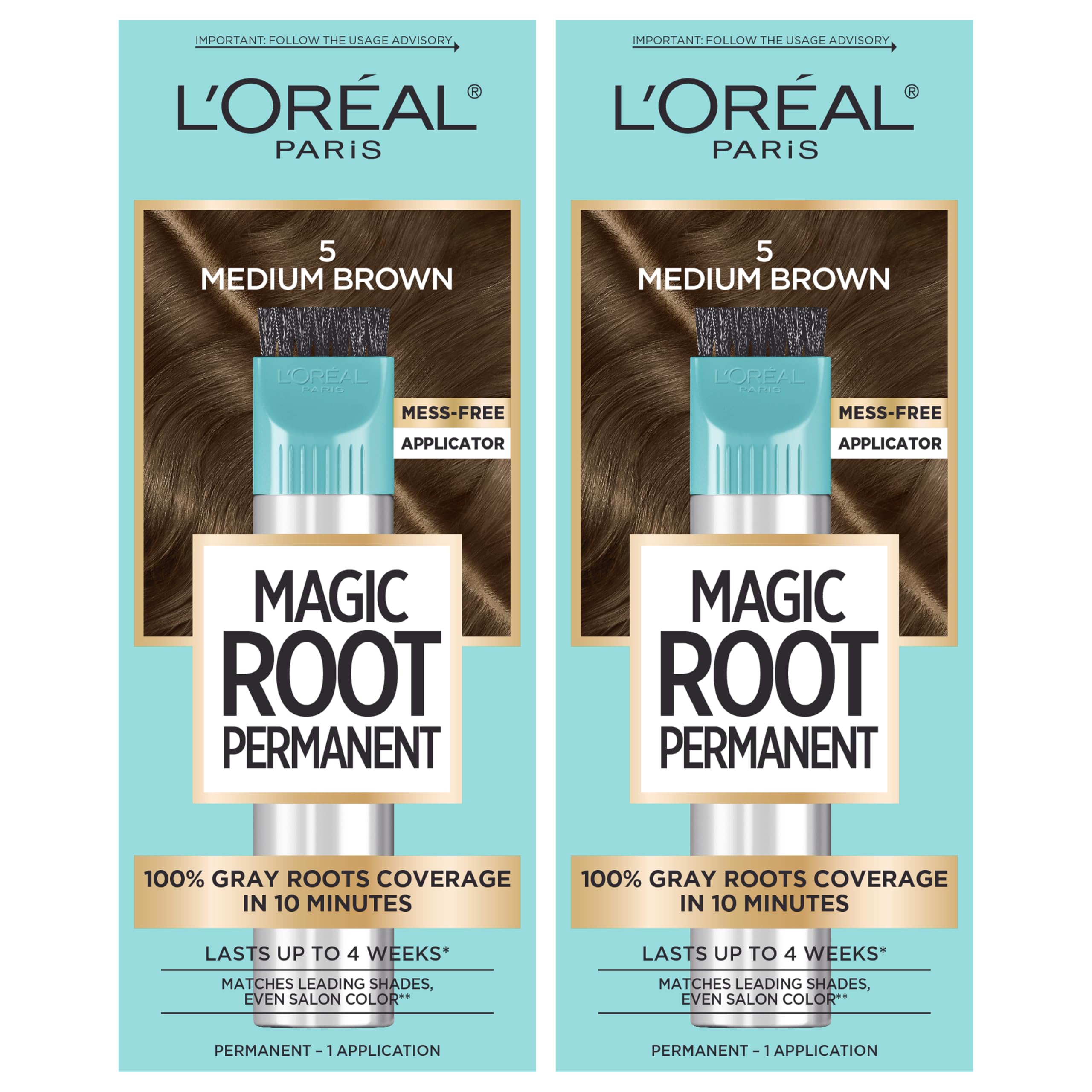 L’Oréal Paris Magic Root precision brush for fast, even root touch ups.