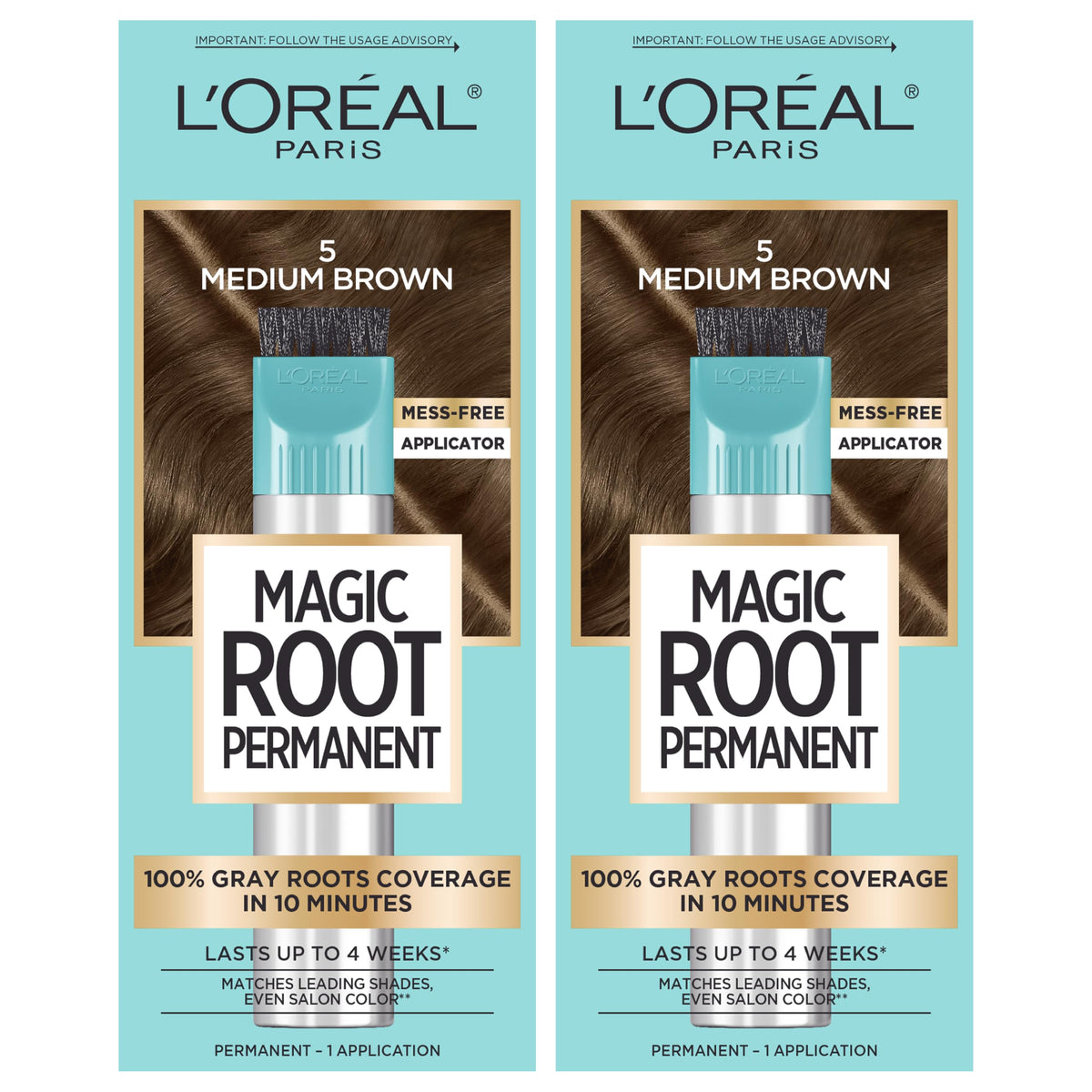 L’Oréal Paris Magic Root precision brush for fast, even root touch ups.