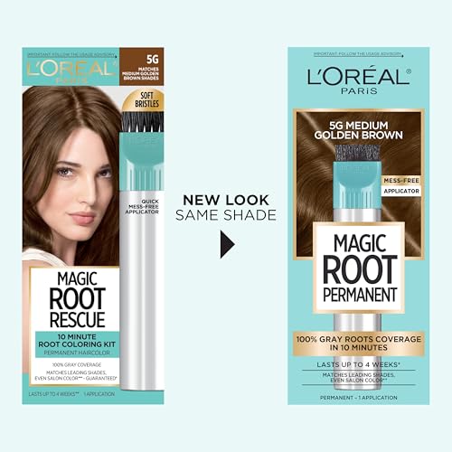 L’Oréal Paris Magic Root Rescue brush enables precise root touch-ups.