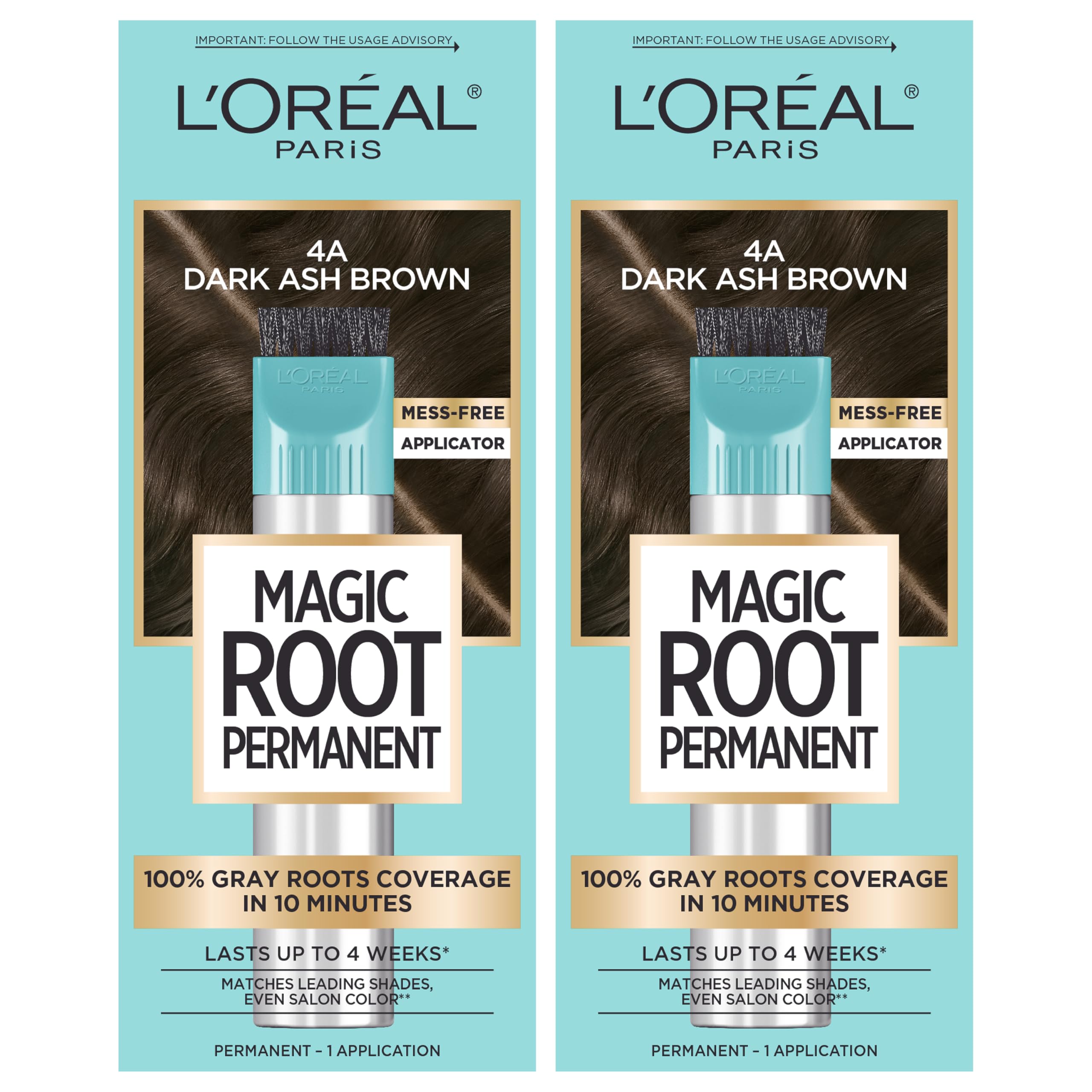 L'Oreal Paris Magic Root Rescue precision brush for quick root touch-ups.