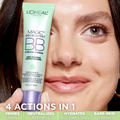 BB Cream de L’Oréal Paris con pigmentos transformadores que neutralizan el enrojecimiento.