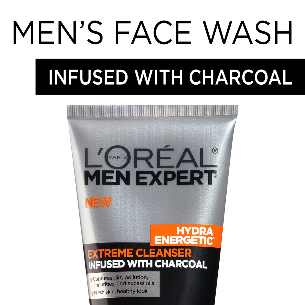 L’Oréal Paris Men Expert Hydra Energético, espuma blanca cremosa que suaviza la limpieza