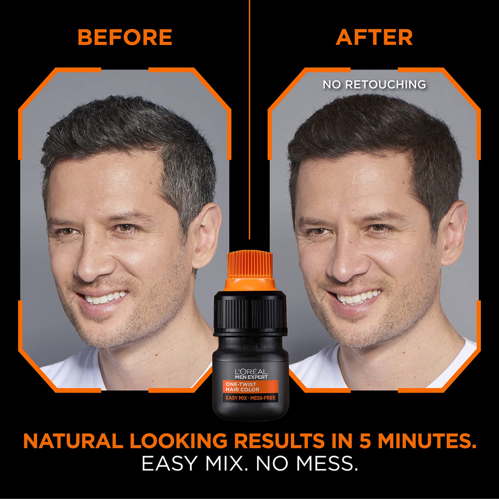 L'Oreal Paris Men Expert root-to-end color blends naturally