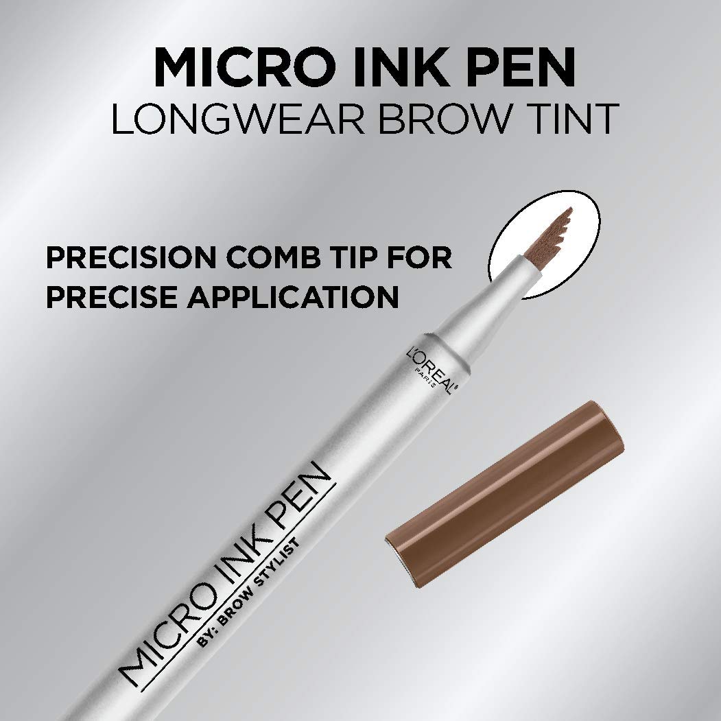 L’Oréal Paris Micro Ink Pen, fórmula de larga duración para cejas naturales.