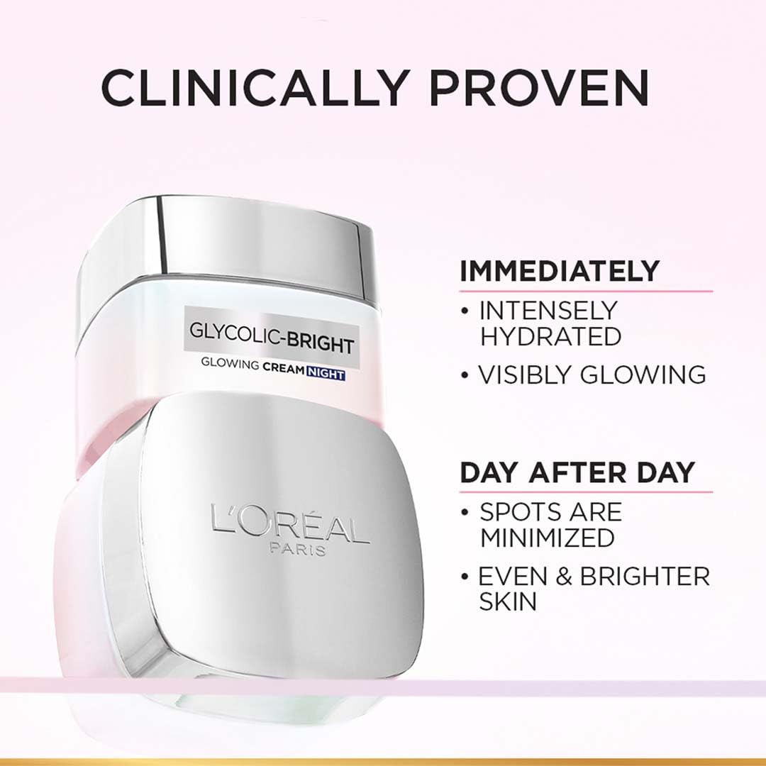 L’Oréal Paris sugiere tono de piel más uniforme tras uso nocturno.