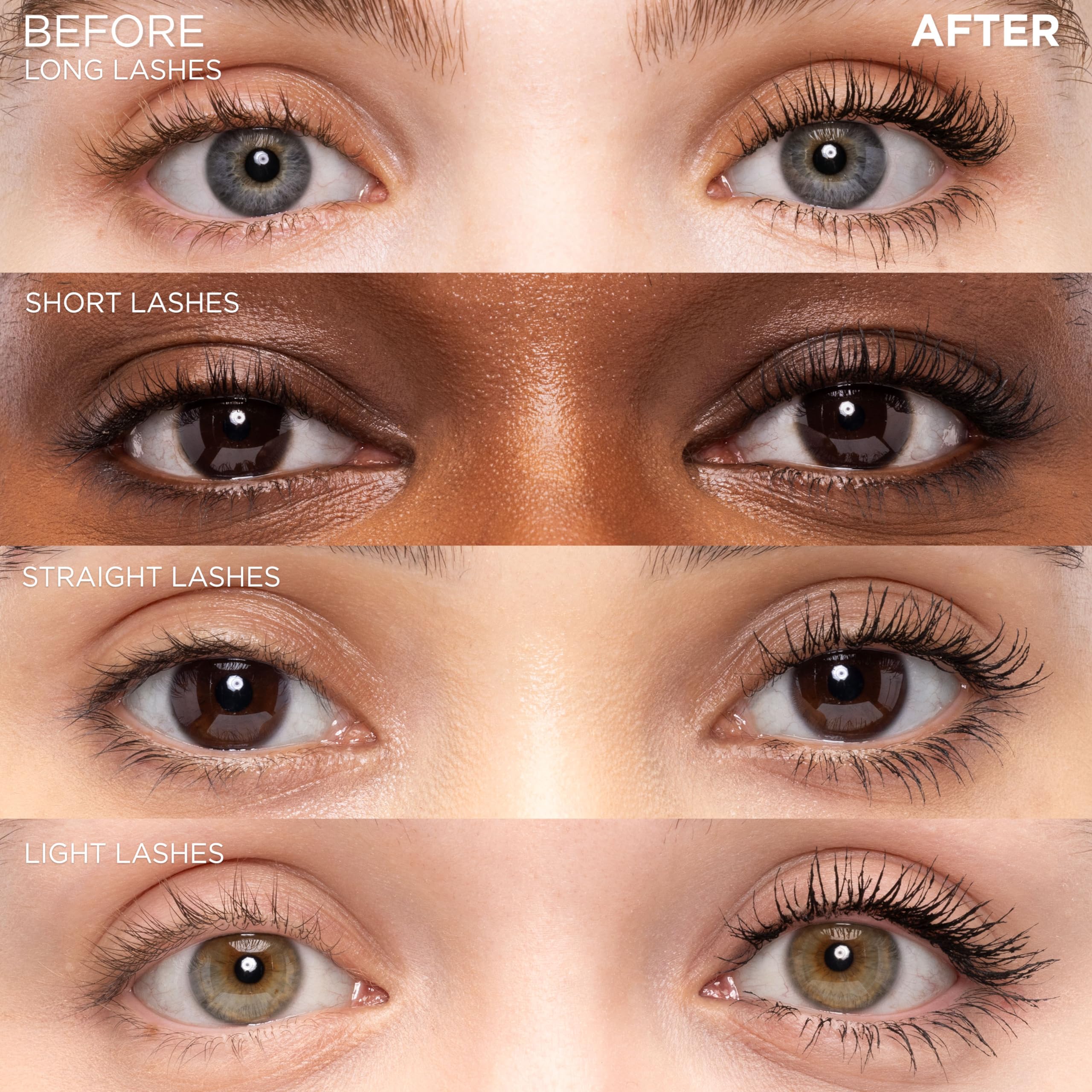 L’Oréal Paris Mascara antigrumos para pestañas suaves y sin grumos.