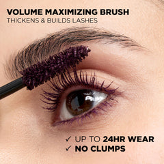 L'Oreal Paris Voluminous Mascara builds lashes up to 5x thickness