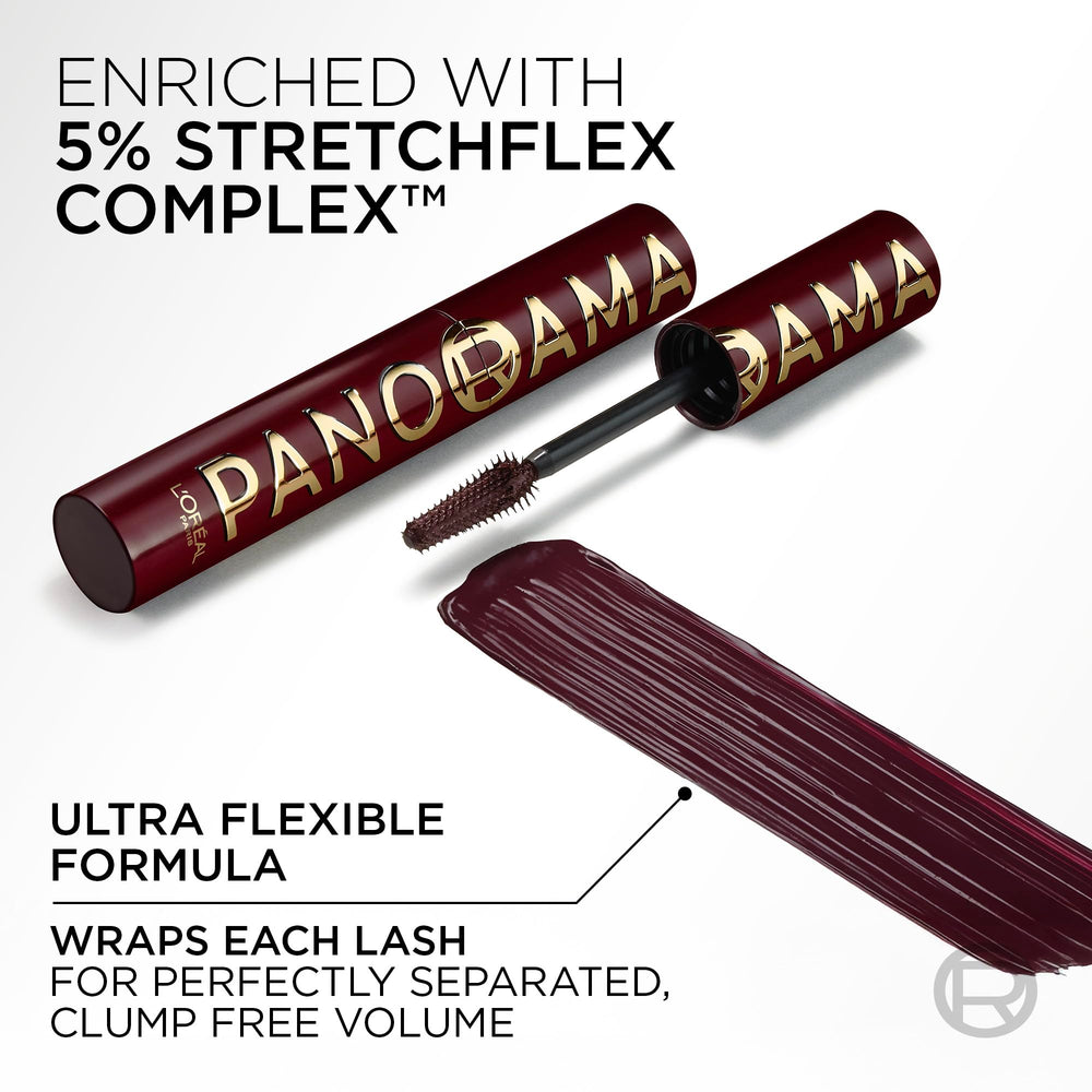 L’Oréal Paris Panorama Chromático Mascara complementa maquillajes con tonos que realzan el color de ojos.