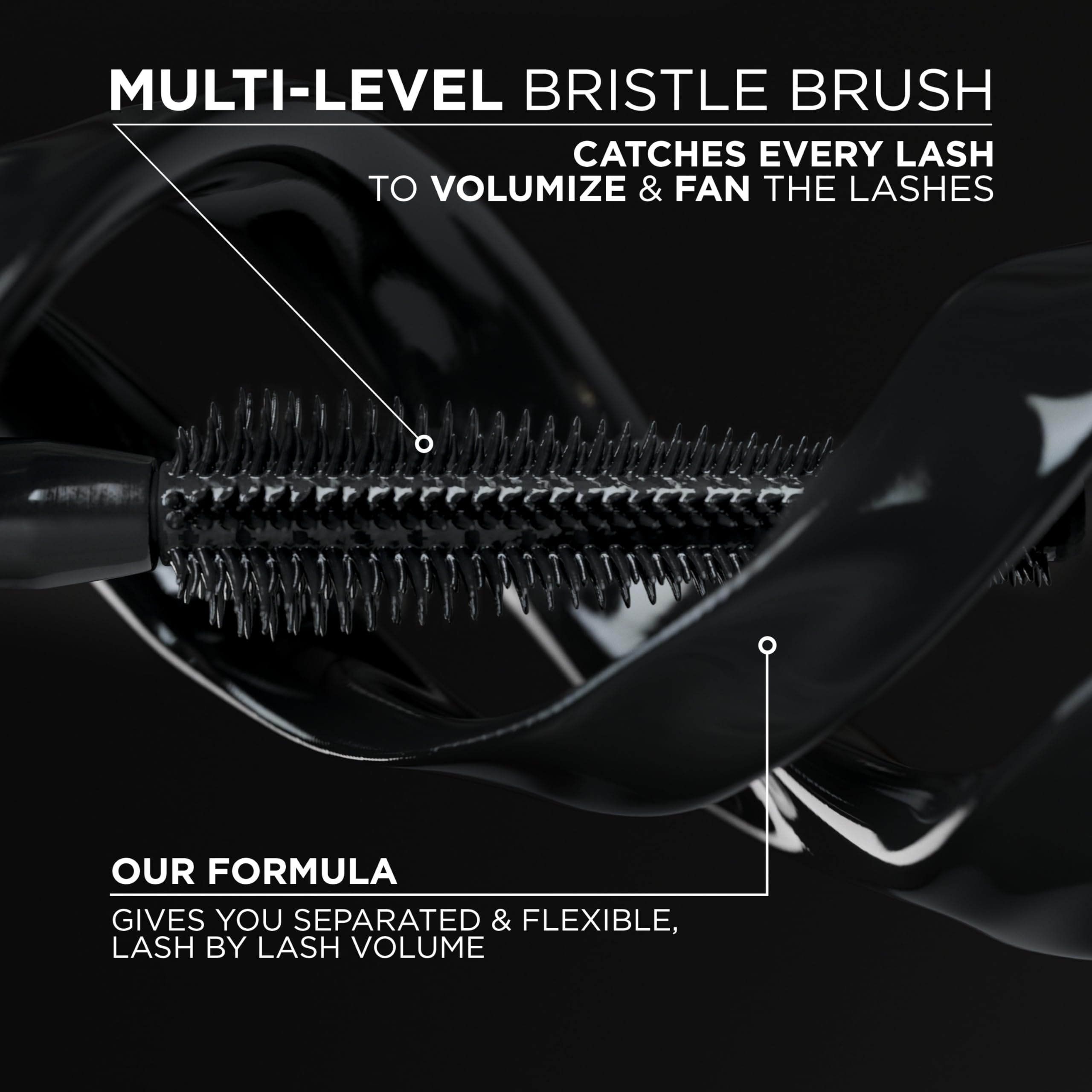 L'Oréal Paris Panorama Mascara: cepillo de múltiples niveles para definición.