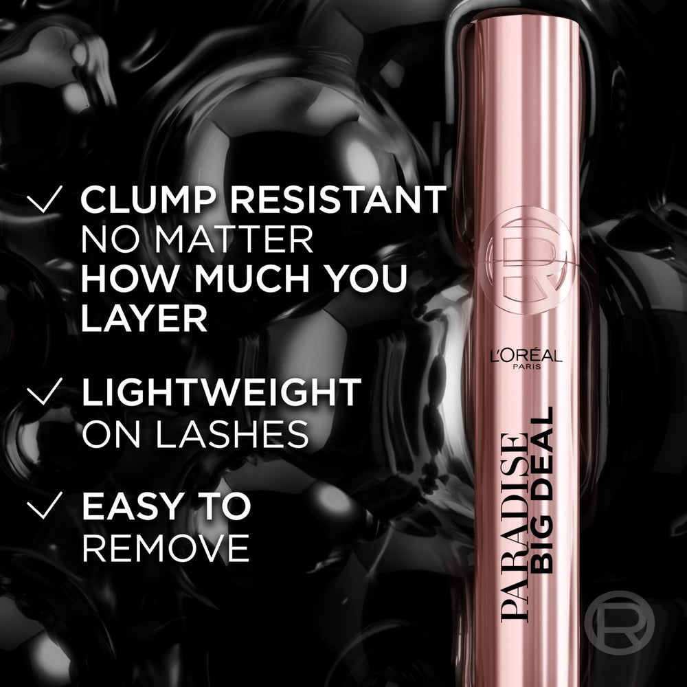 Look definido para uso diario con Paradise Big Deal Mascara apta para ojos sensibles