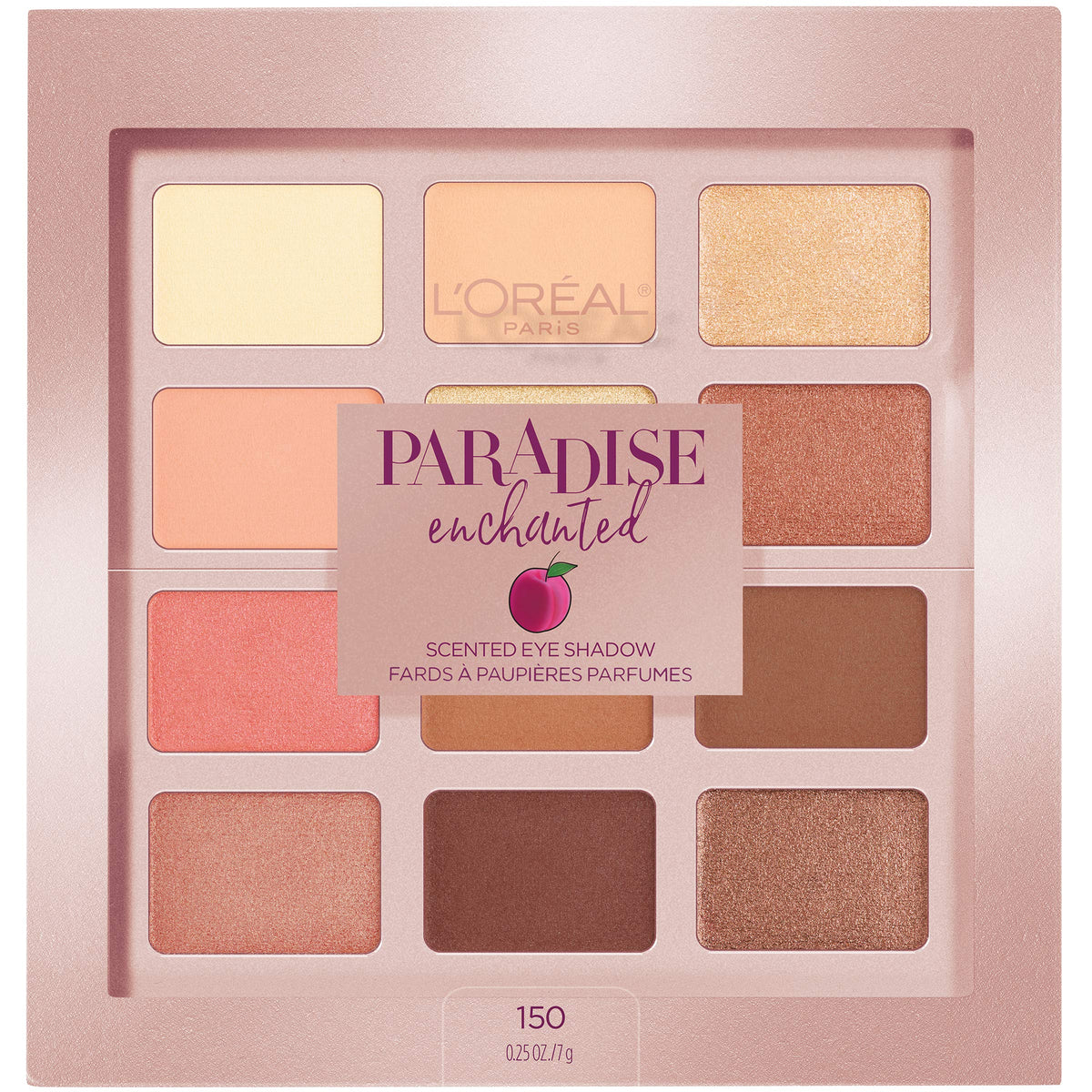 L’Oréal Paris Paraíso Encantado paleta 12 tonos para looks cálidos y versátiles.
