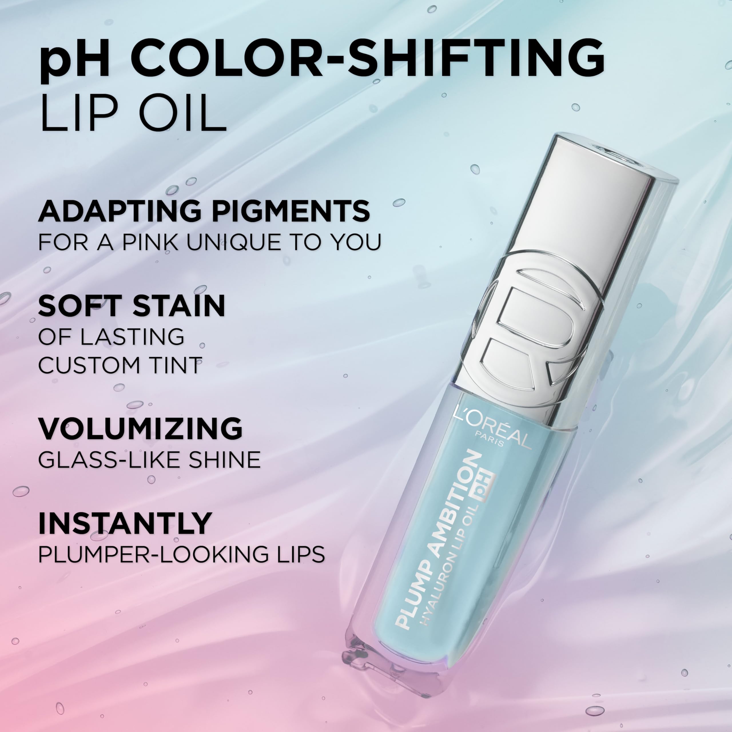 L’Oréal Paris Plump Ambition: brillo tipo vidrio para un aspecto voluminoso.