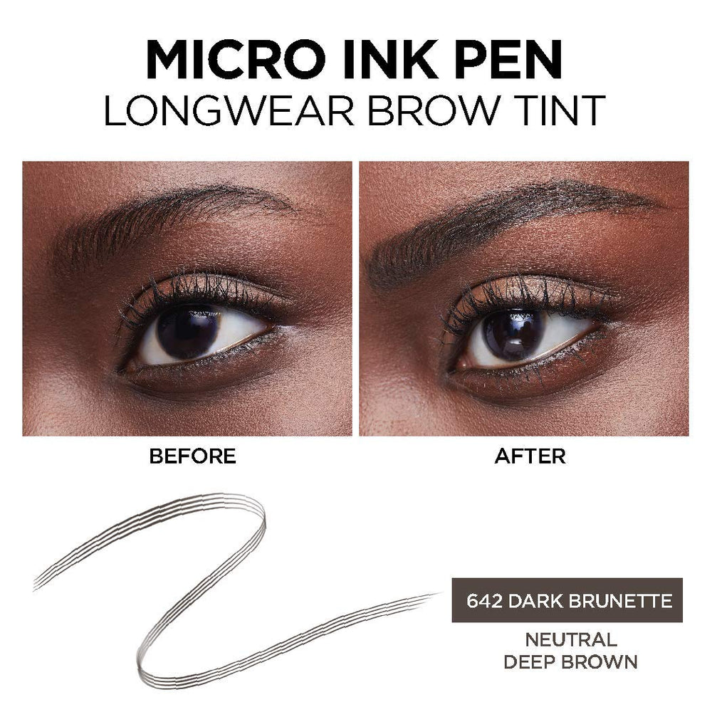 L’Oréal Paris Micro Ink Pen es resistente al agua y sin transferencia.