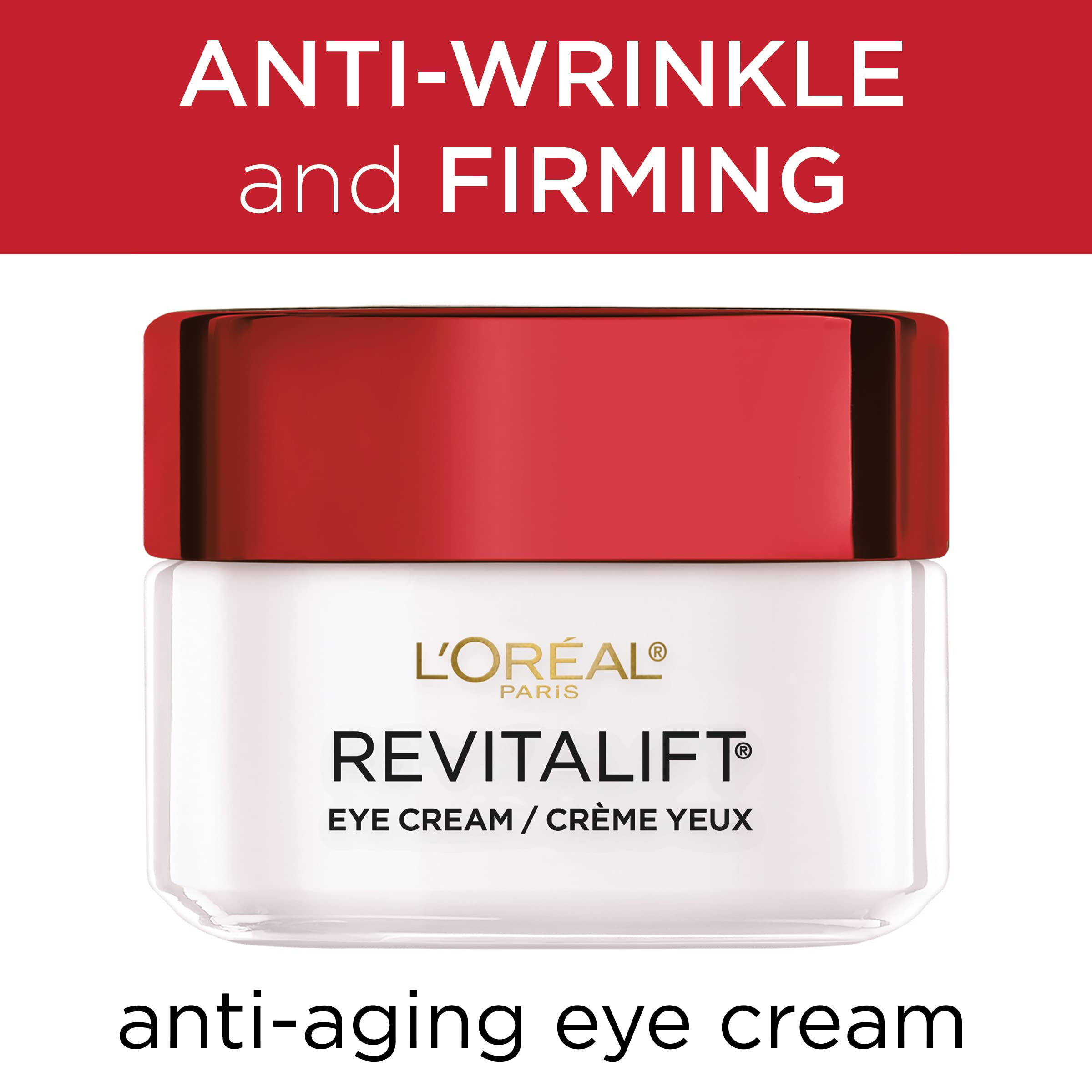L'Oréal Paris Revitalift apto para lentes de contacto, cuidado ocular compatible