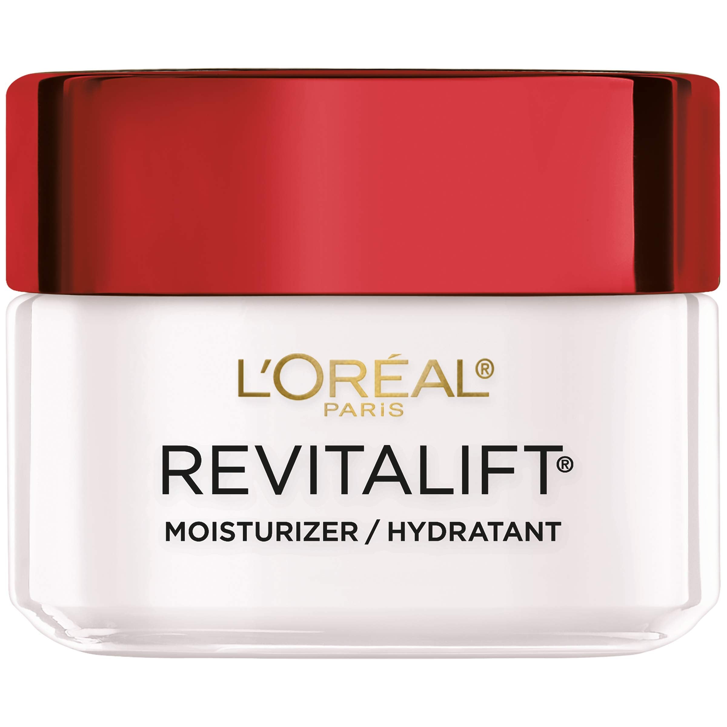 L'Oreal Paris Revitalift crema antiarrugas para rostro y cuello, textura suave para el día