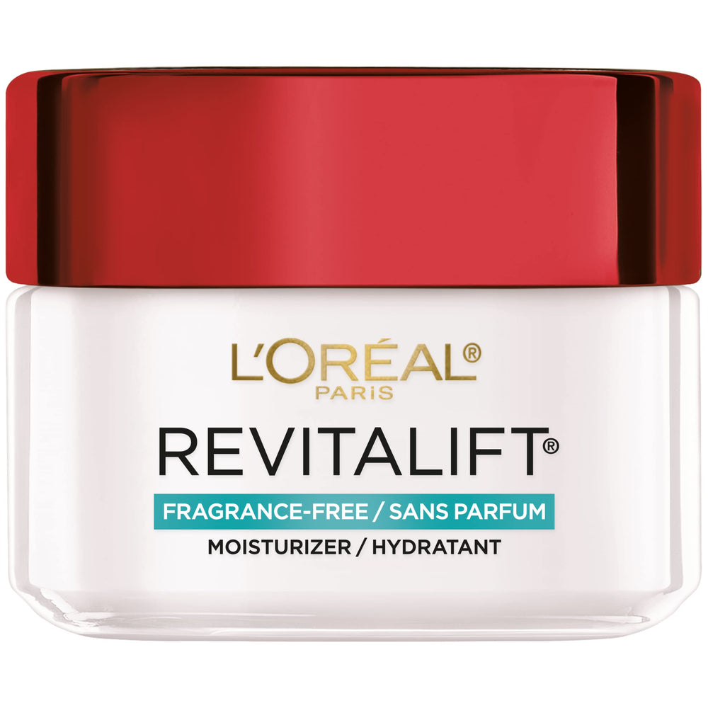 Revitalift de L’Oréal Paris crema para rostro y cuello, hidrata 24 horas y suaviza la piel.