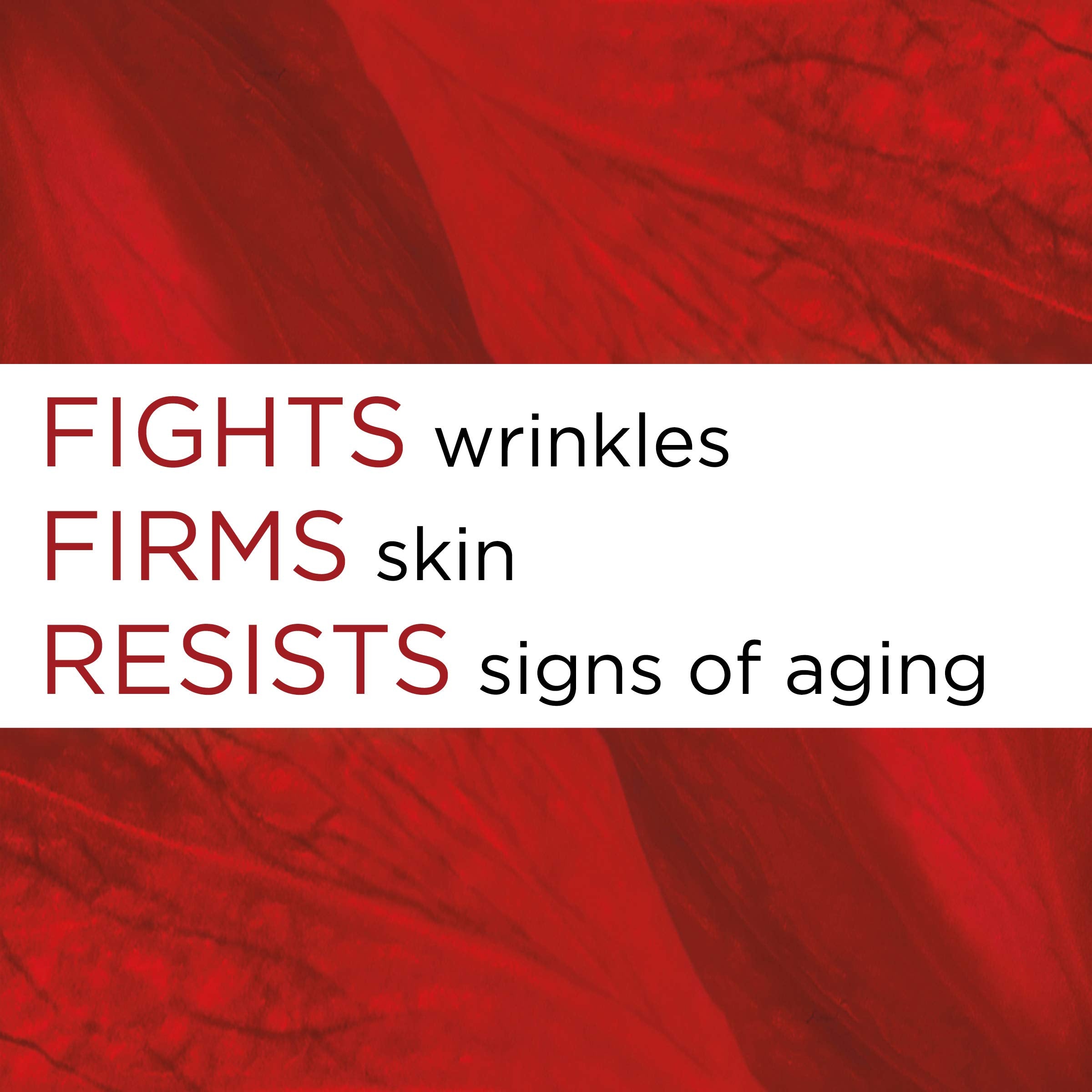 L'Oréal Paris Revitalift hidratación 24 horas, piel suave tras la aplicación.
