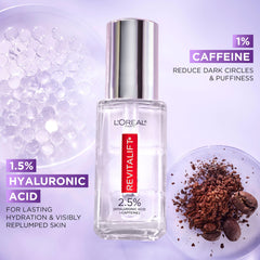 L'Oreal Paris Revitalift eye serum brightens dark circles around the eyes