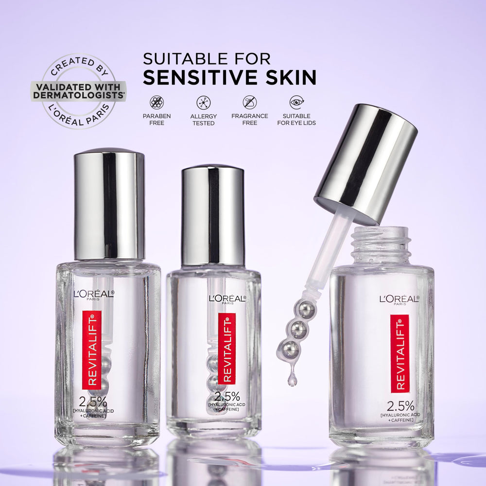 L'Oreal Paris Revitalift eye serum fragrance-free formula for sensitive skin
