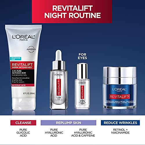 Fragrance-free label on L'Oreal Paris Revitalift product