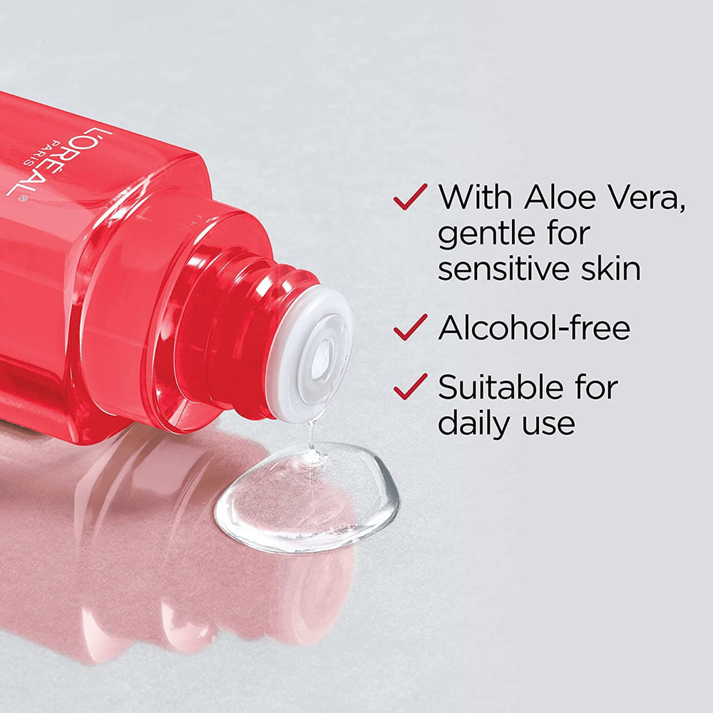 Fórmula libre de alcohol y fragancias del Revitalift Toner