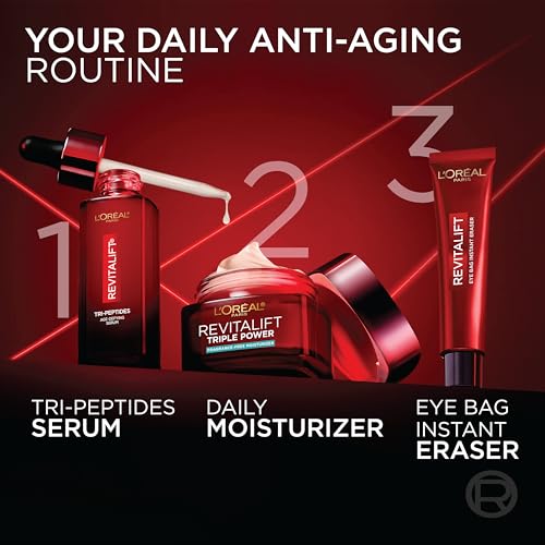 L'Oréal Paris Revitalift Triple Power, brillo uniforme, tono más luminoso
