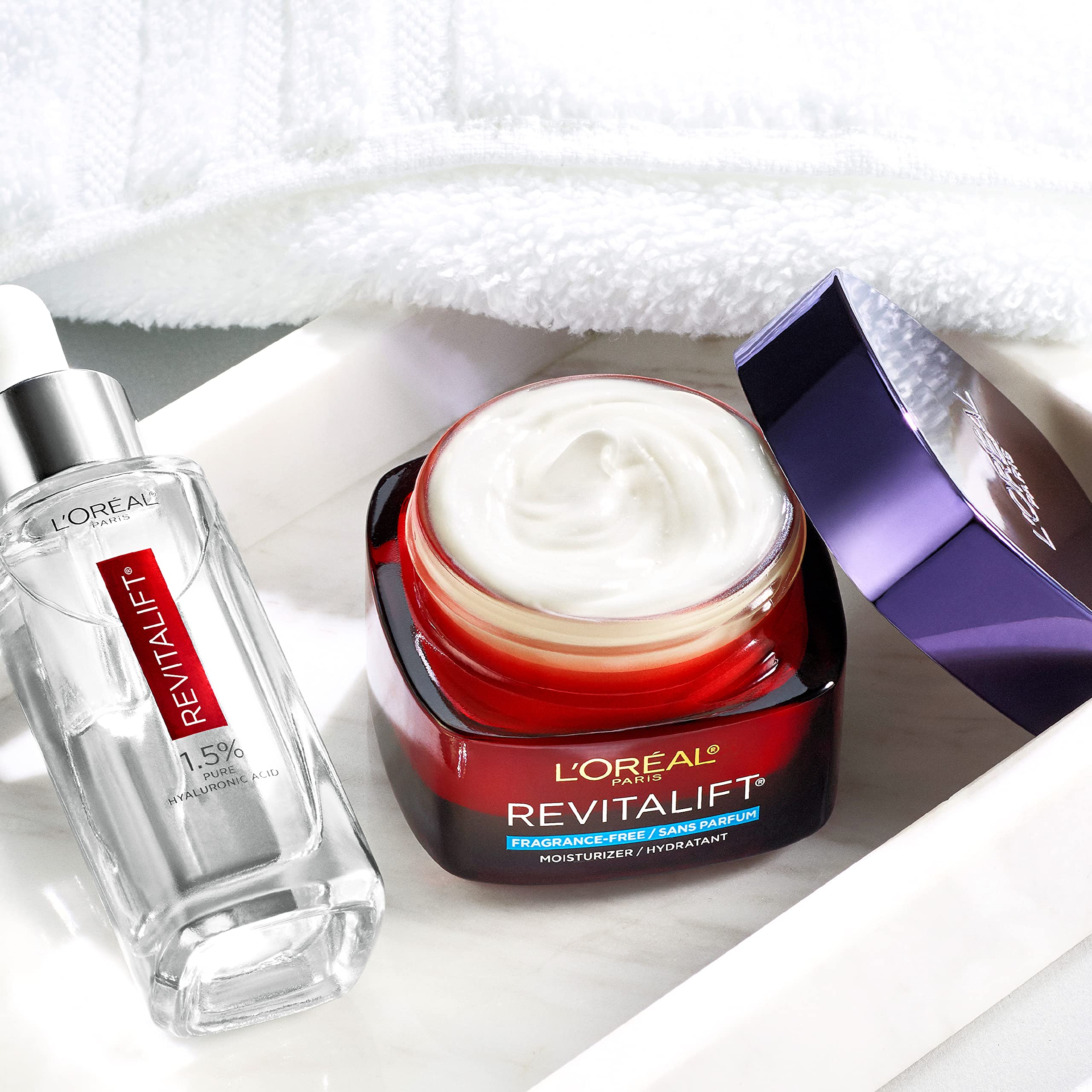 L'Oreal Paris Revitalift Triple Power pro-retinol ingredient close-up.