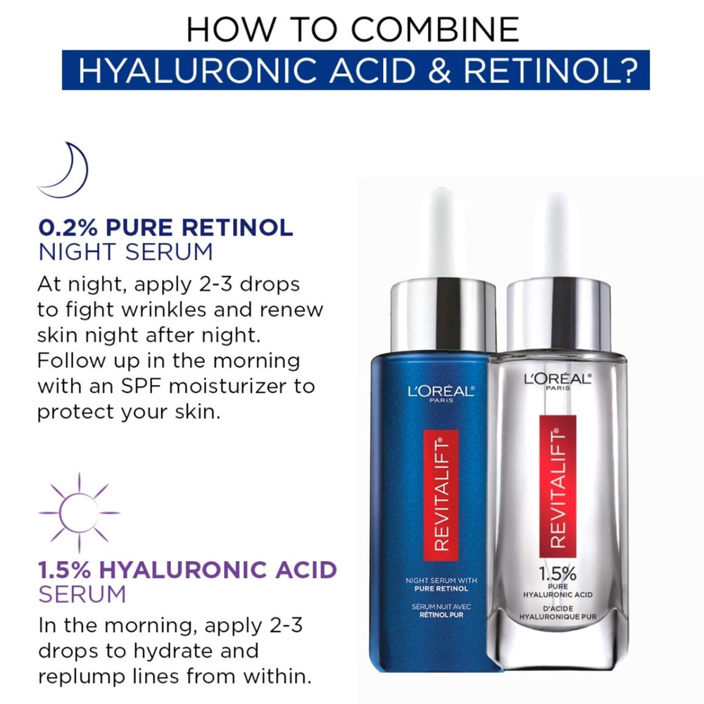 Night routine with Revitalift serum for an effortless skincare moment